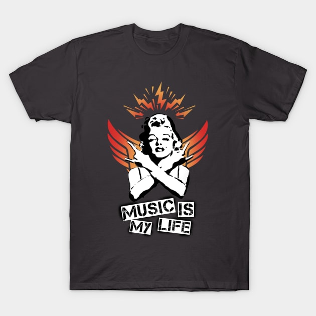 Music T-Shirt by AmurArt